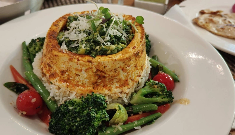 Organic bistro dish