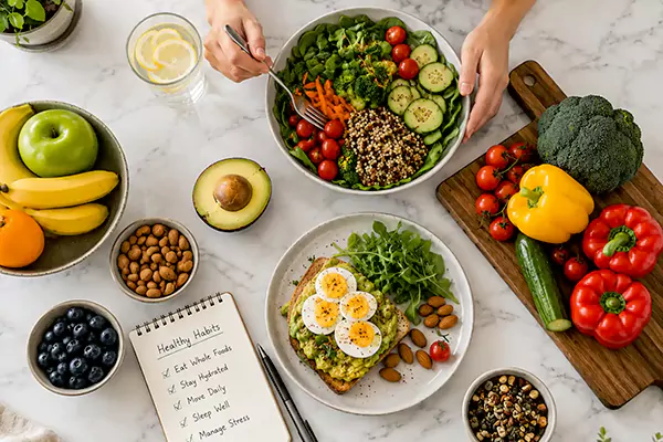 Healthy food choices for building balanced and healthy eating habit