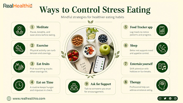 Ways to Control Stress Eating