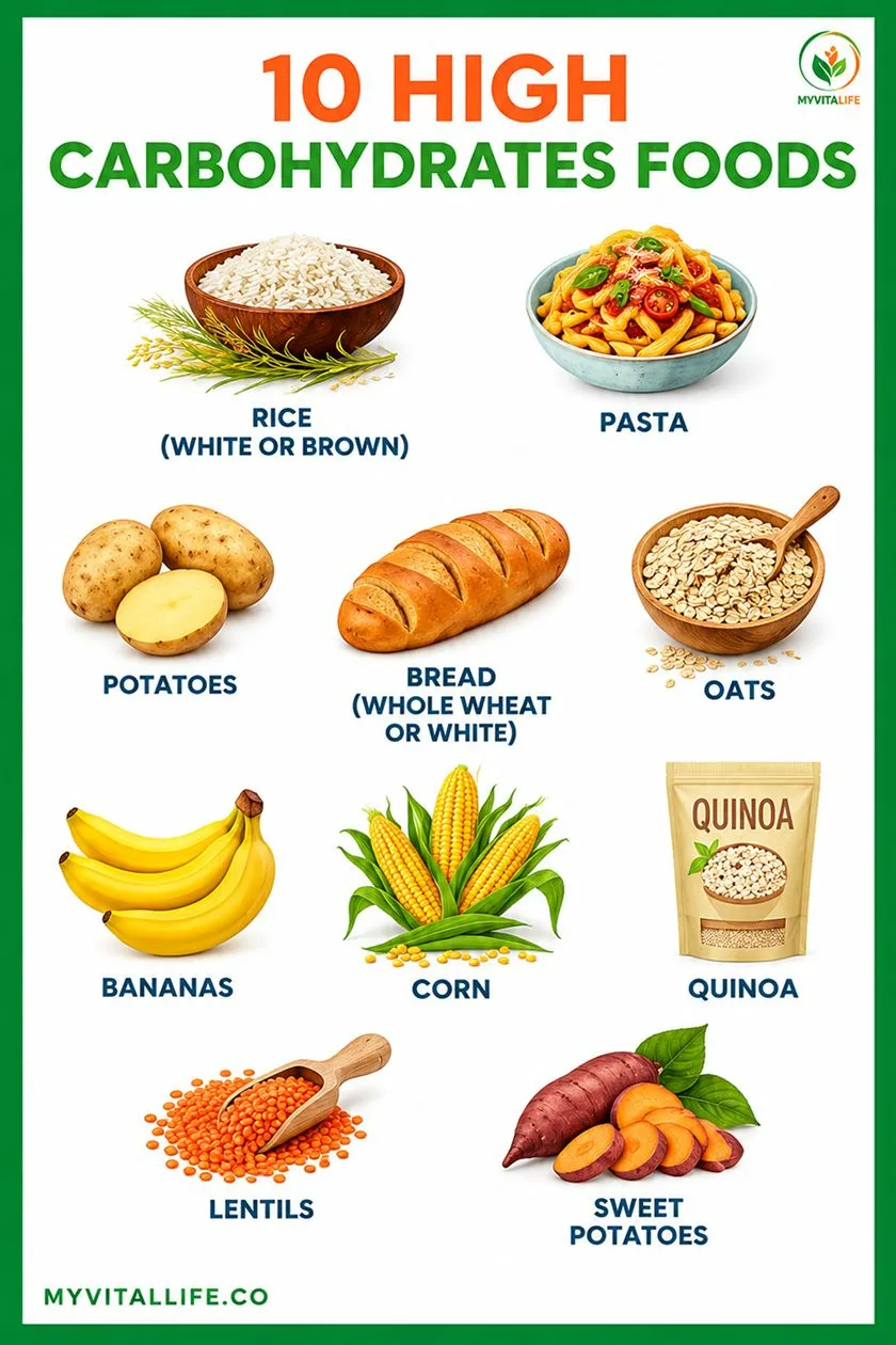 10 Carbohydrate-rich Foods 
