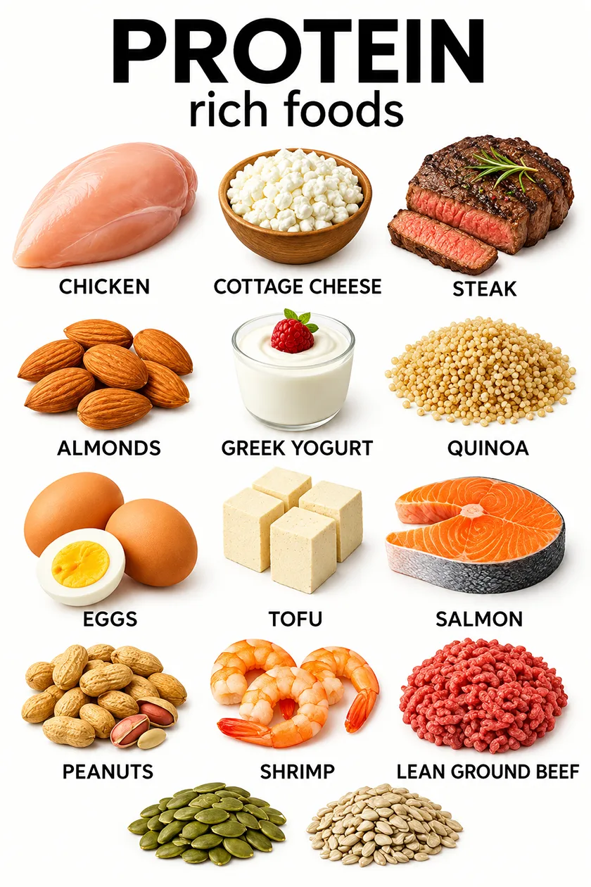 Protein Rich Food Items