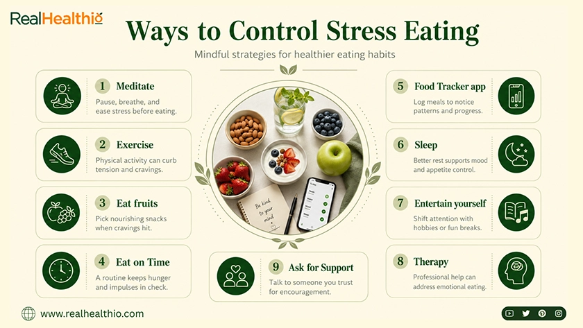 Ways to Control Stress Eating