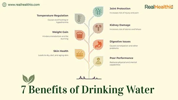 7 Benefits of Drinking Water