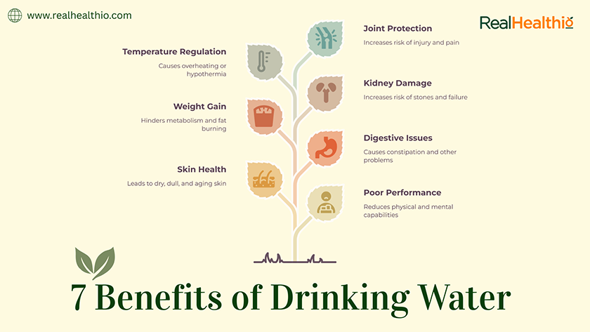 7 Benefits of Drinking Water 