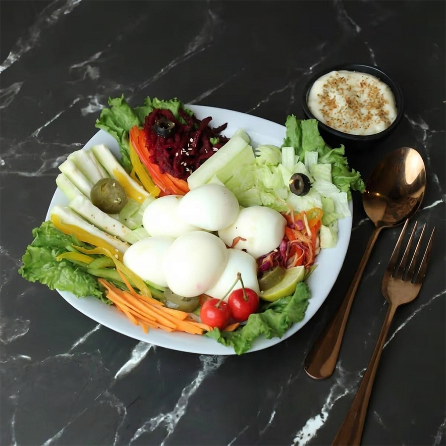 Egg Whites & Veges Salad