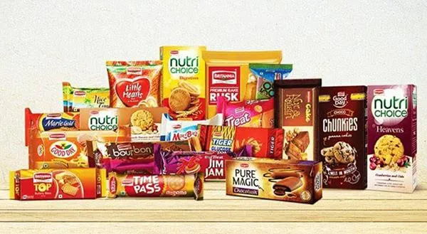 Examples of packaged food