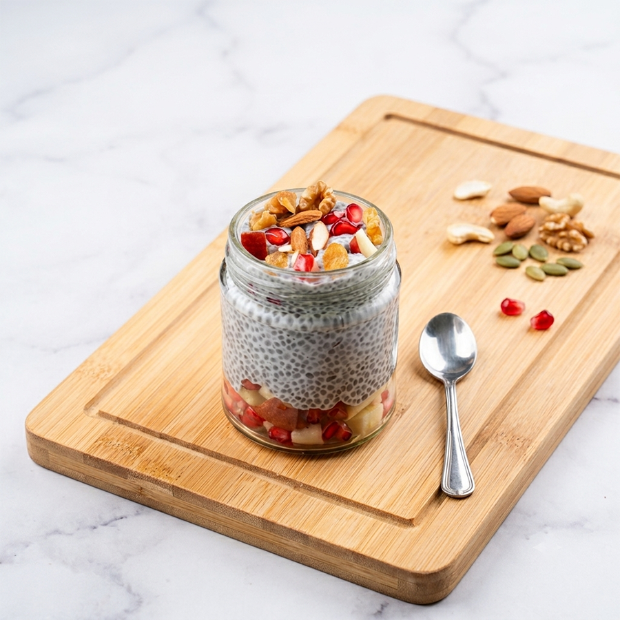 Fruit N Nut Chia Seed Pudding