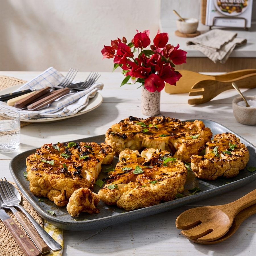 Grilled Cauliflower Steaks