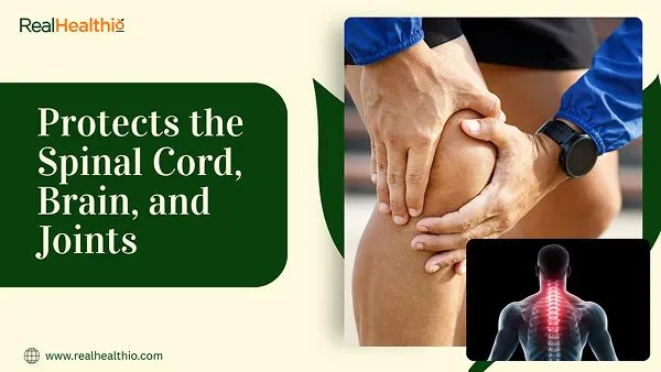 Seventh benefit of drinking water is it Protects the Spinal Cord, Brain, and Joints