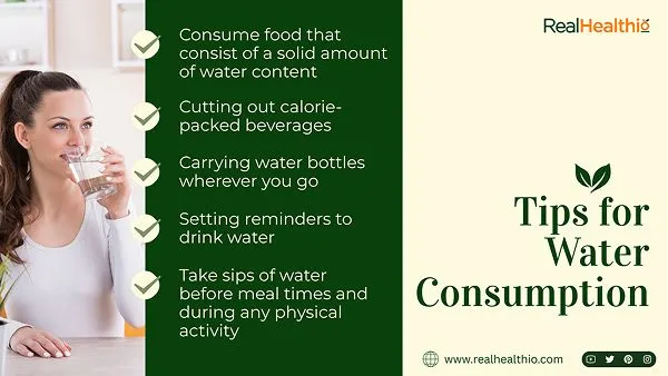 Tips for Water Consumption