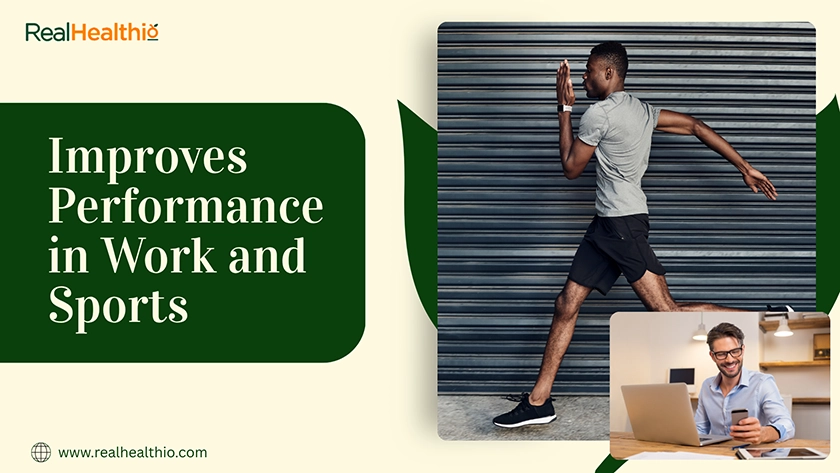 First benefit of drinking water is Improves Performance in Work and Sports