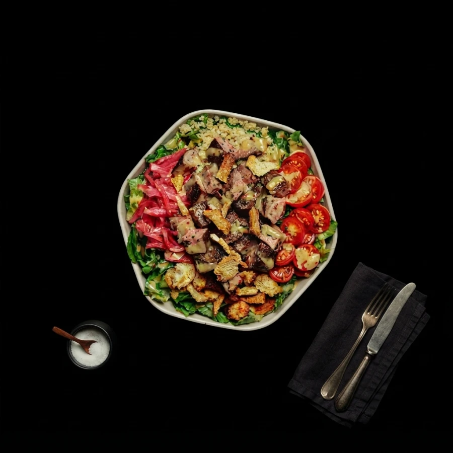 Caramalized Greek Steak