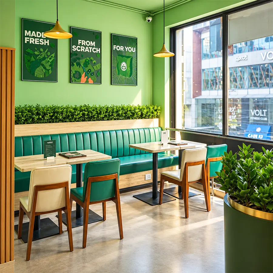 Harvest Salad Cafe Interior