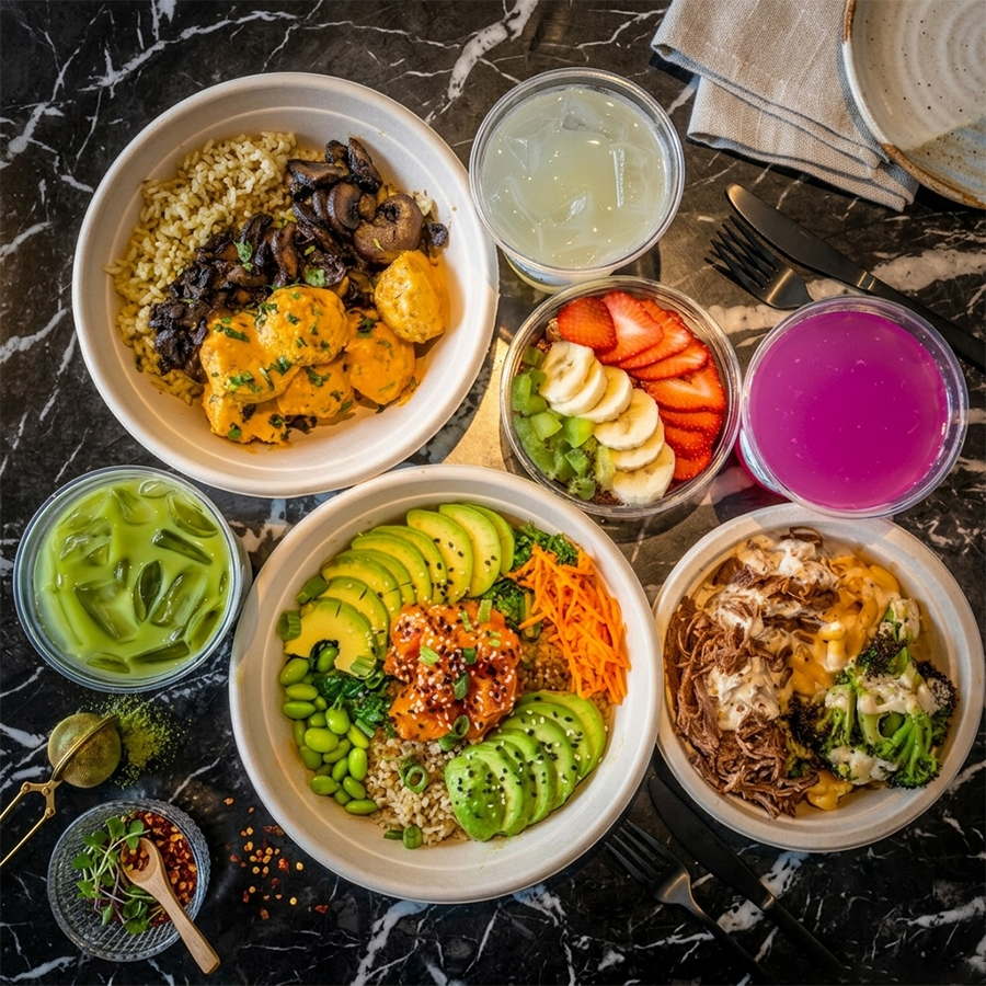 Healthy bowl at Vale Healthy