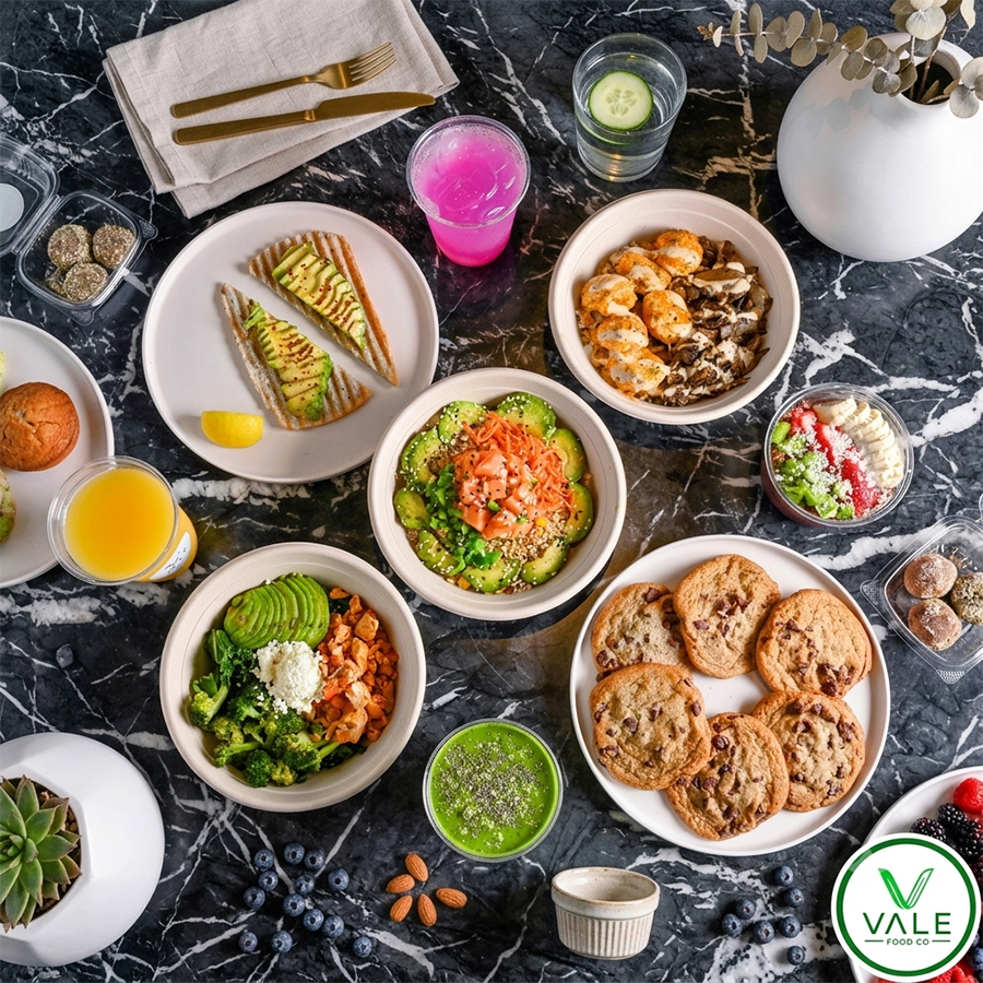 Healthy meal at Vale Healthy