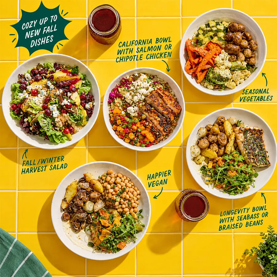 Tender Greens Bowls and Plates