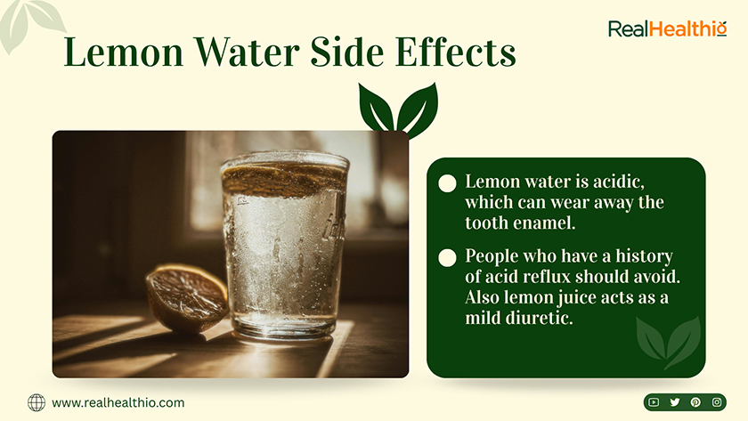Lemon Water Side Effects