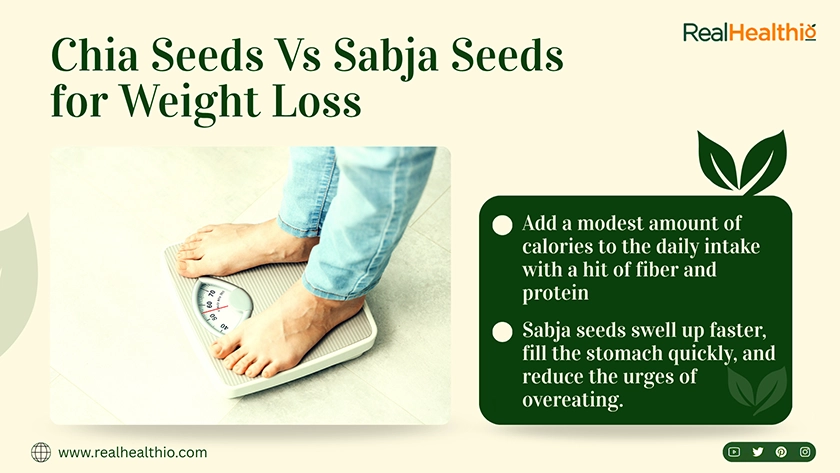 Chia Seeds Vs Sabja Seeds for Weight Loss