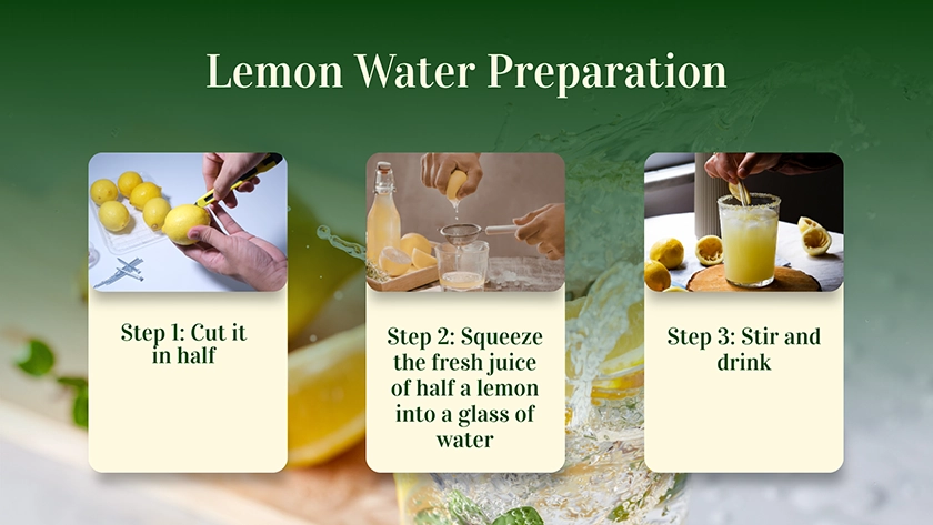 Lemon Water Preparation