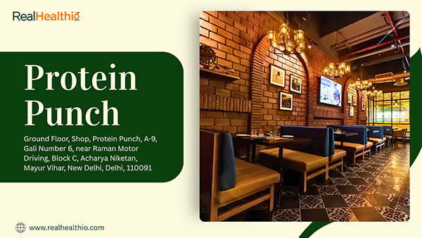 Clean, hygienic, and aesthetic indoor sittings in Protein Punch