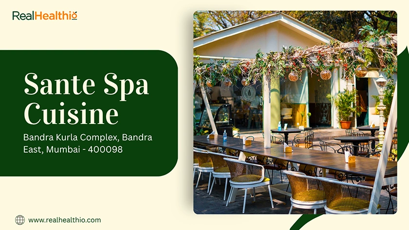 Sante Spa Cuisine Outlet view from inside