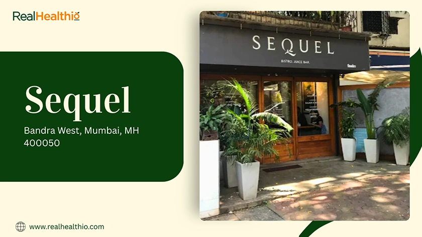 Sequel Cafe in Mumbai view from its entrance