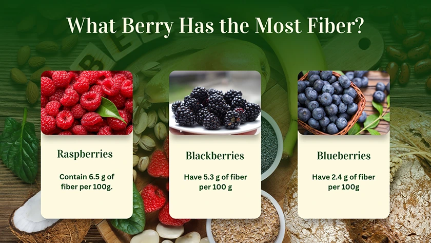 No.4 What Berry Has the Most Fiber