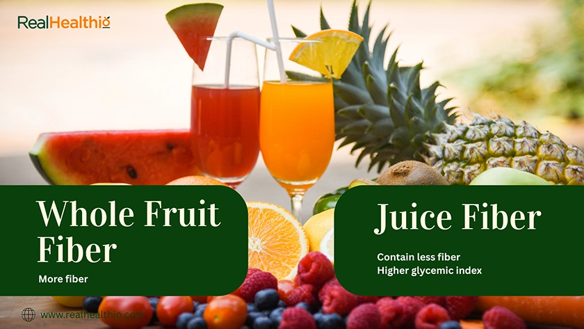 Whole Fruit Fiber Vs Juice Fiber
