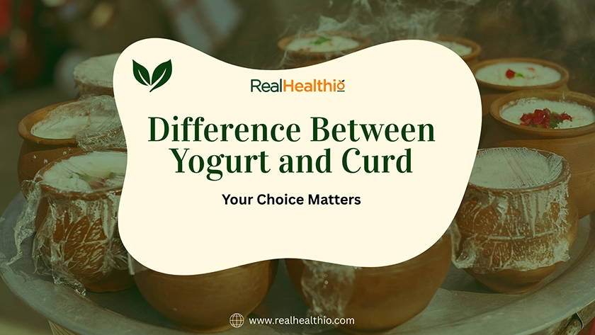 Difference between yogurt and curd