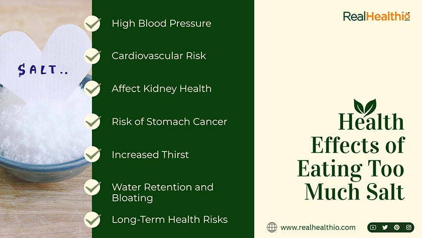 Health Effects of Eating Too Much Salt