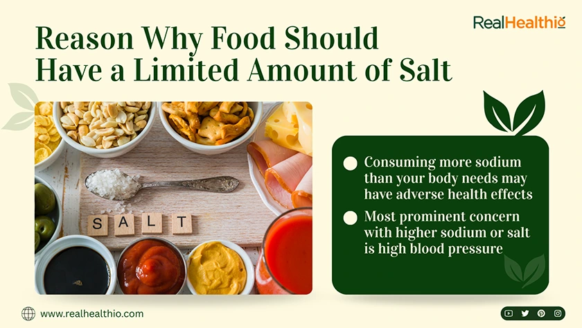 Why Should Food Have a Limited Amount of Salt
