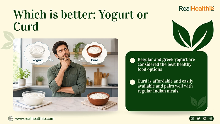 Yogurt and Curd Which is better